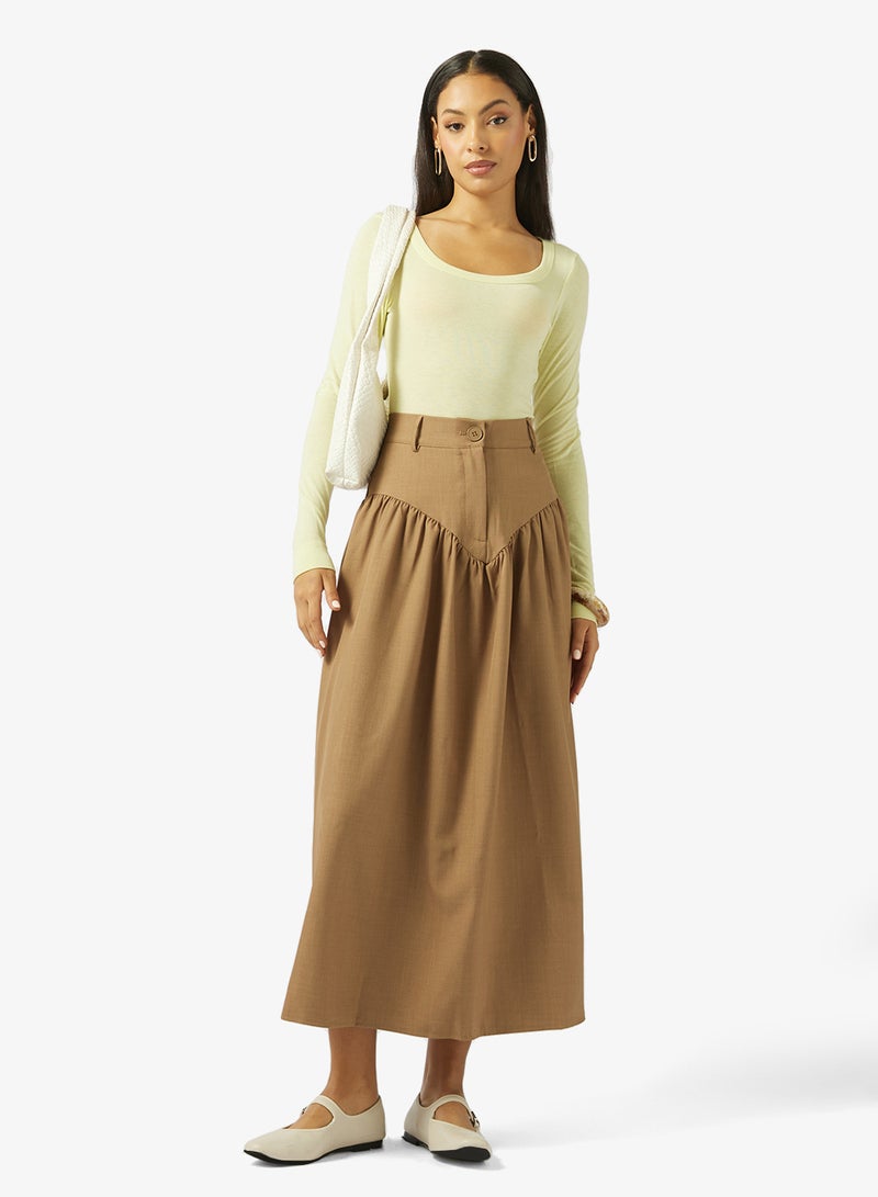 Ginger Corset Waist A Line Skirt - Image 2